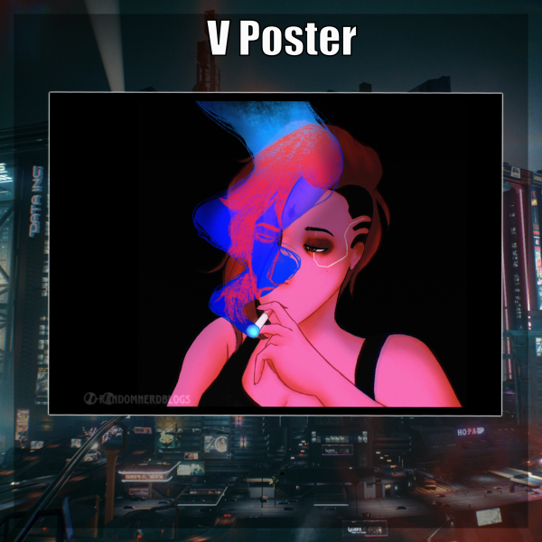 V / Johnny Poster