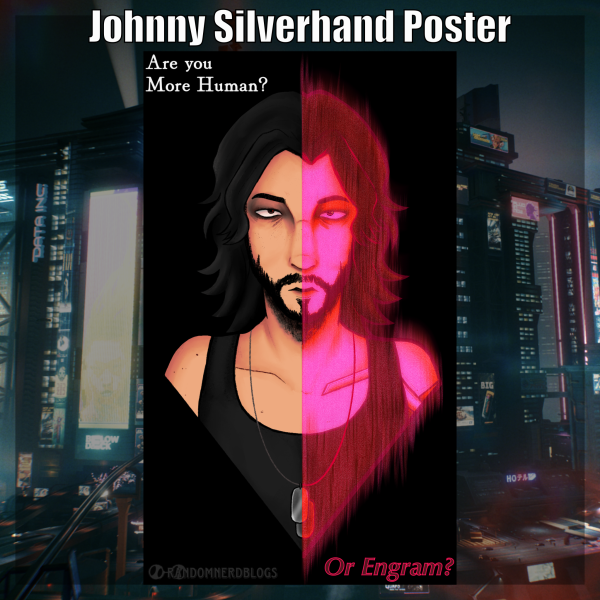 Johnny Silverhand Engram Poster