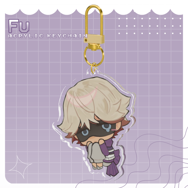 Fu Acrylic Keychain