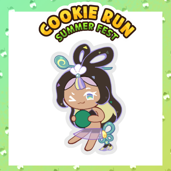Jagae Cookie Clear Vinyl Die Cut Sticker