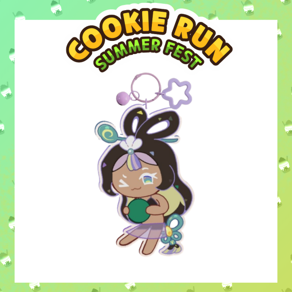 Jagae Cookie Clear Acrylic Keychain