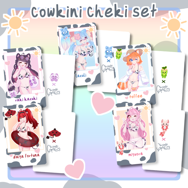 Cowkini Cheki Product Set