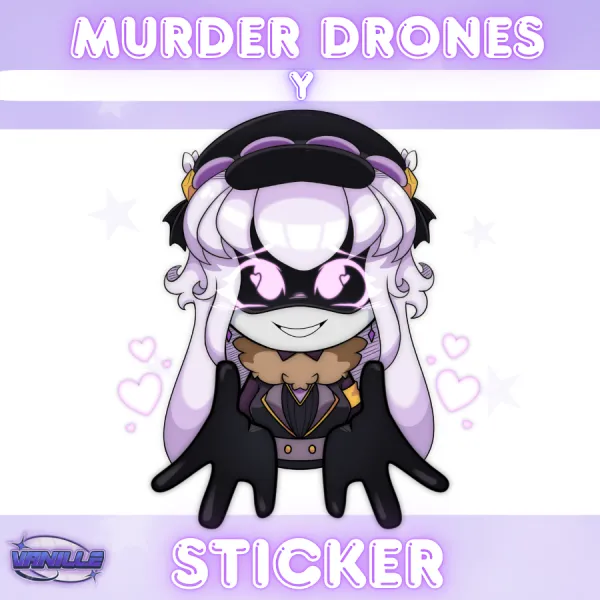 Lovely Y Cut Sticker