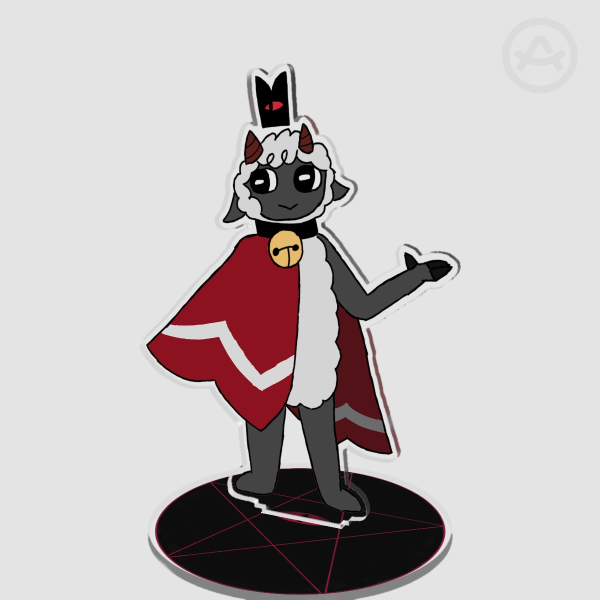 The Lamb Acrylic Standee | Cult of the Lamb