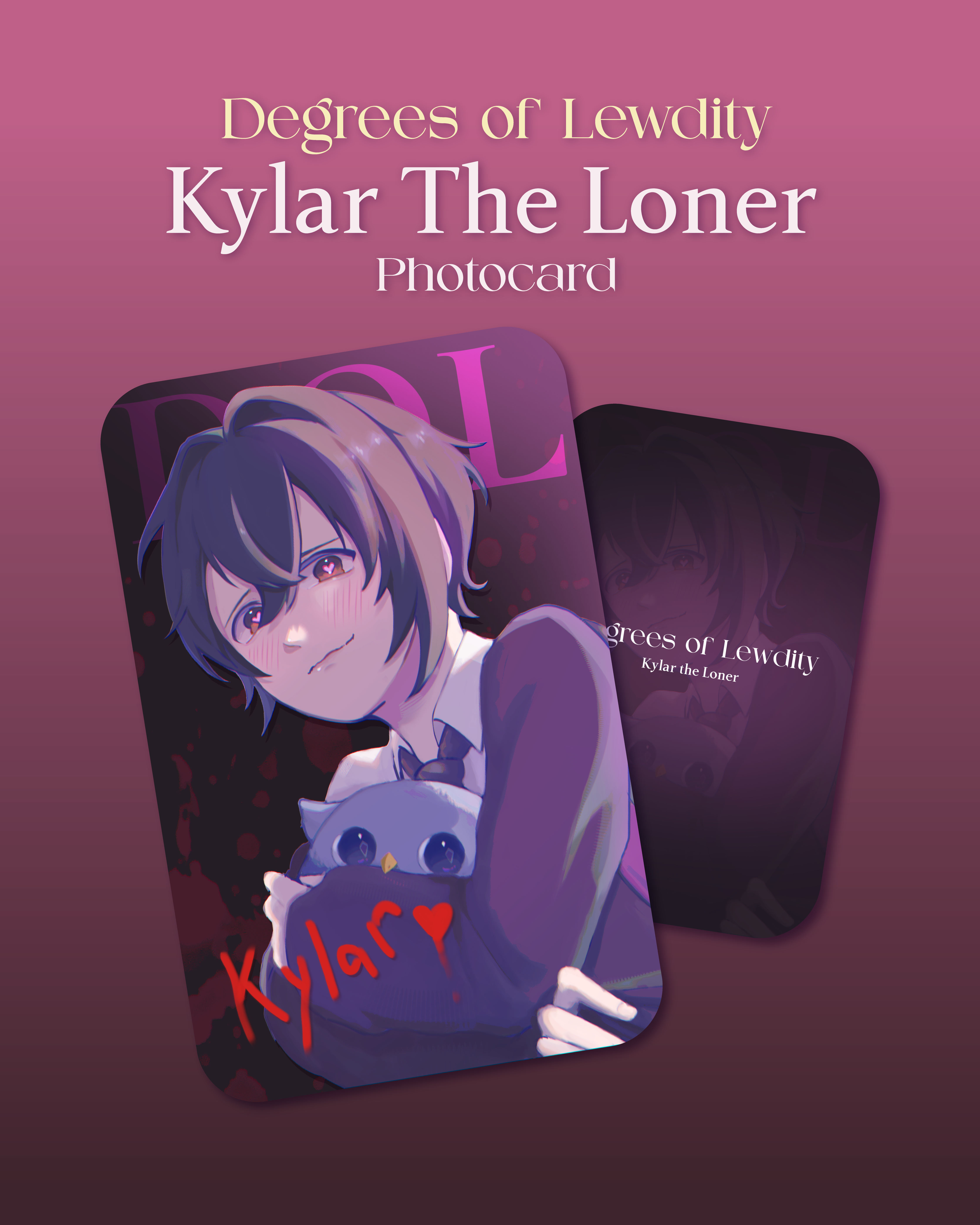 Kylar The Loner Photocard Pearl Paper