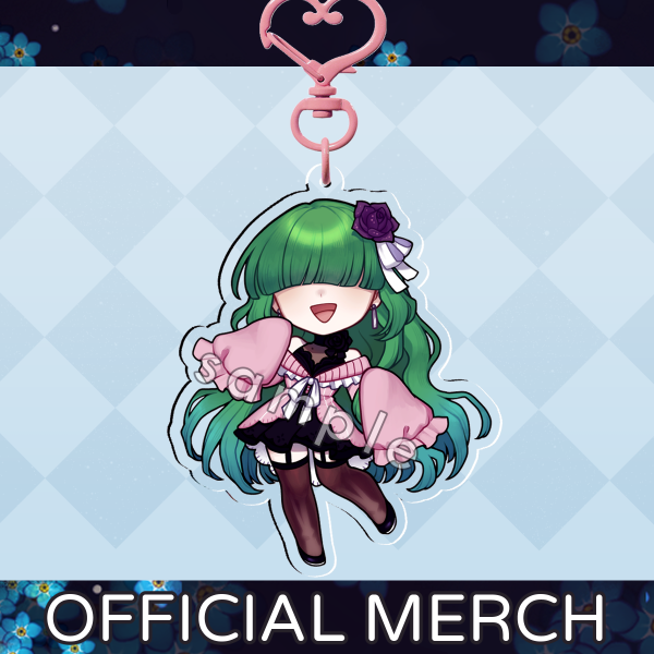 [Vtuber] Yomi Gardenia Keychain