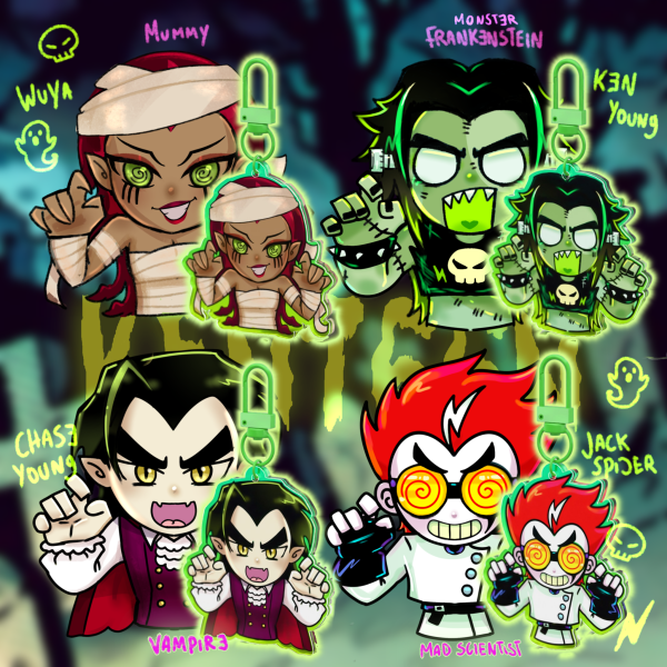 villain heylin XS Halloween Keychain 1 SET 