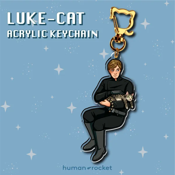 Luke-Cat Acrylic Keychain