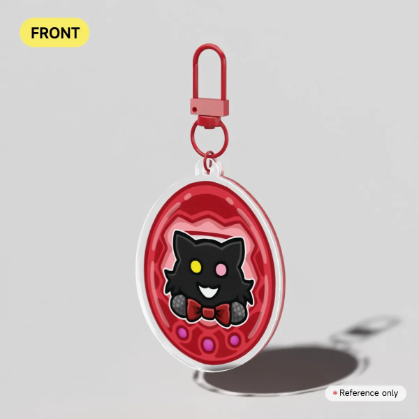 Pluey tamagotchi keychain
