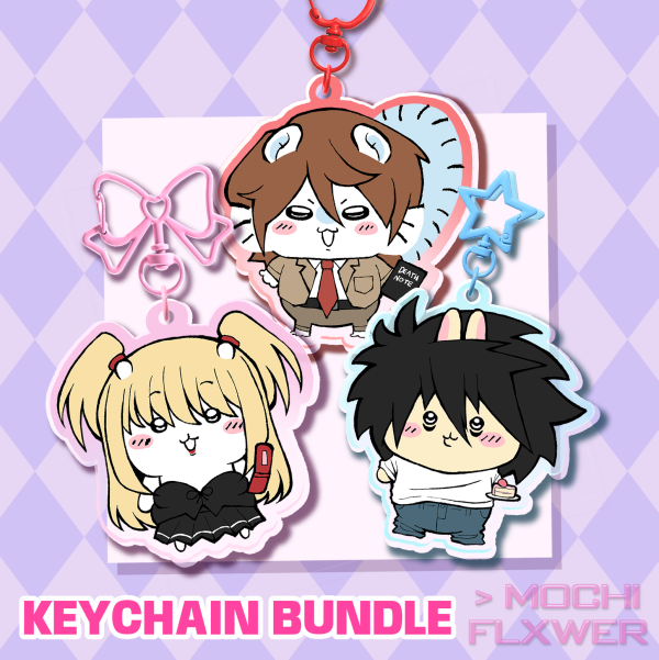 Death Note x Chiikawa Keychain Bundle