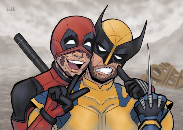Deadpool & Wolverine A4 Print