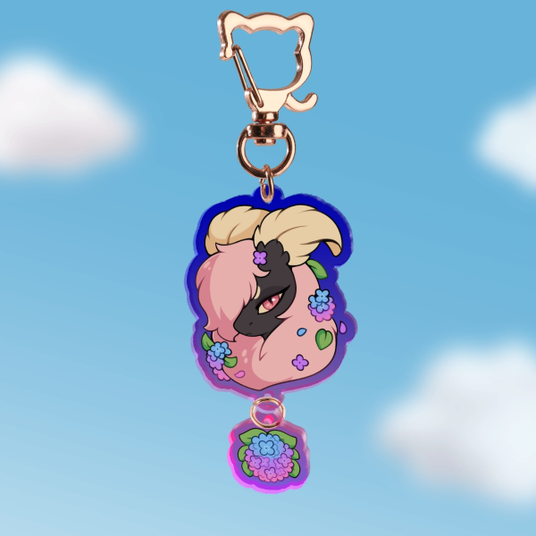 Sonder's Hydrangeas 2-pc Keychain