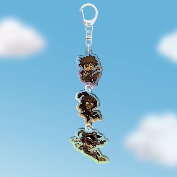 Orpheus + Eurydice + Hermes Connected Keychain