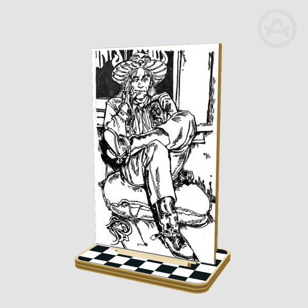 [ SBR ] (SMALL VERSION) Gyro Zeppeli Ink Wood Standee