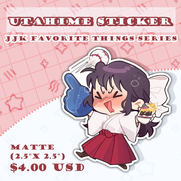 Utahime's Favorite Things Stickers