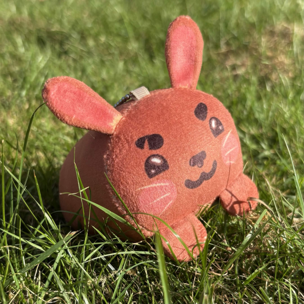 Jaybunny mochikororin plush keychain (with squeaker!)