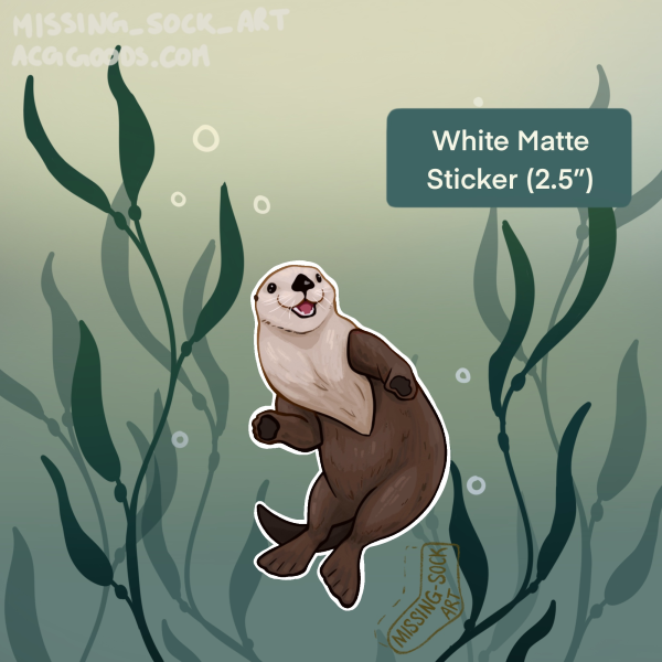 Sea Otter Sticker (2.5")