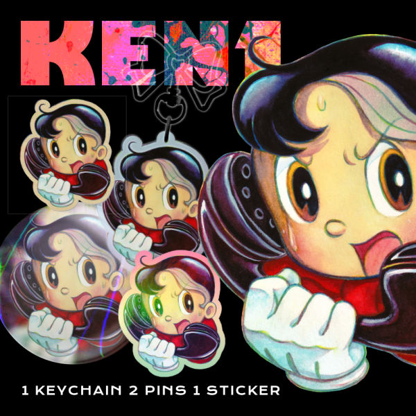 Kenichi Shikishima Osamu Tezuka Star System Telephone Art Set