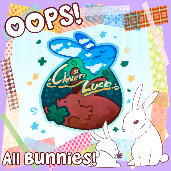 Clover's Luck Sticker!