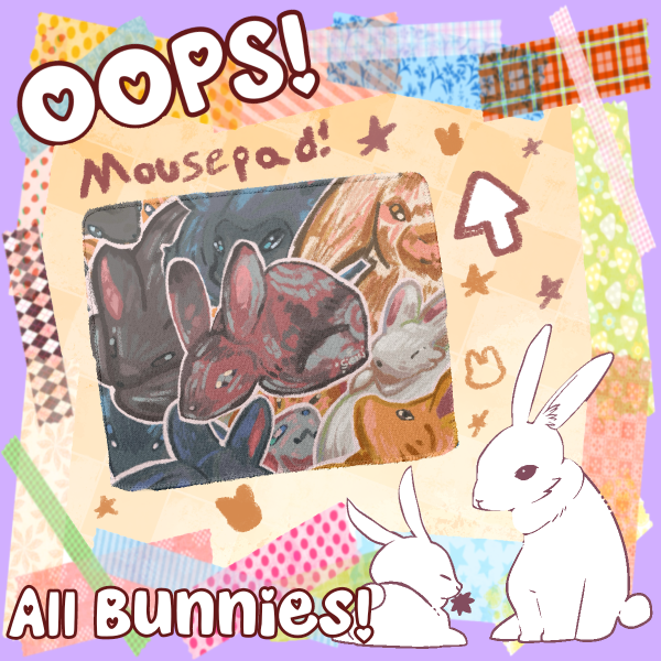 Pile O' Rabbits Mouse Pad!