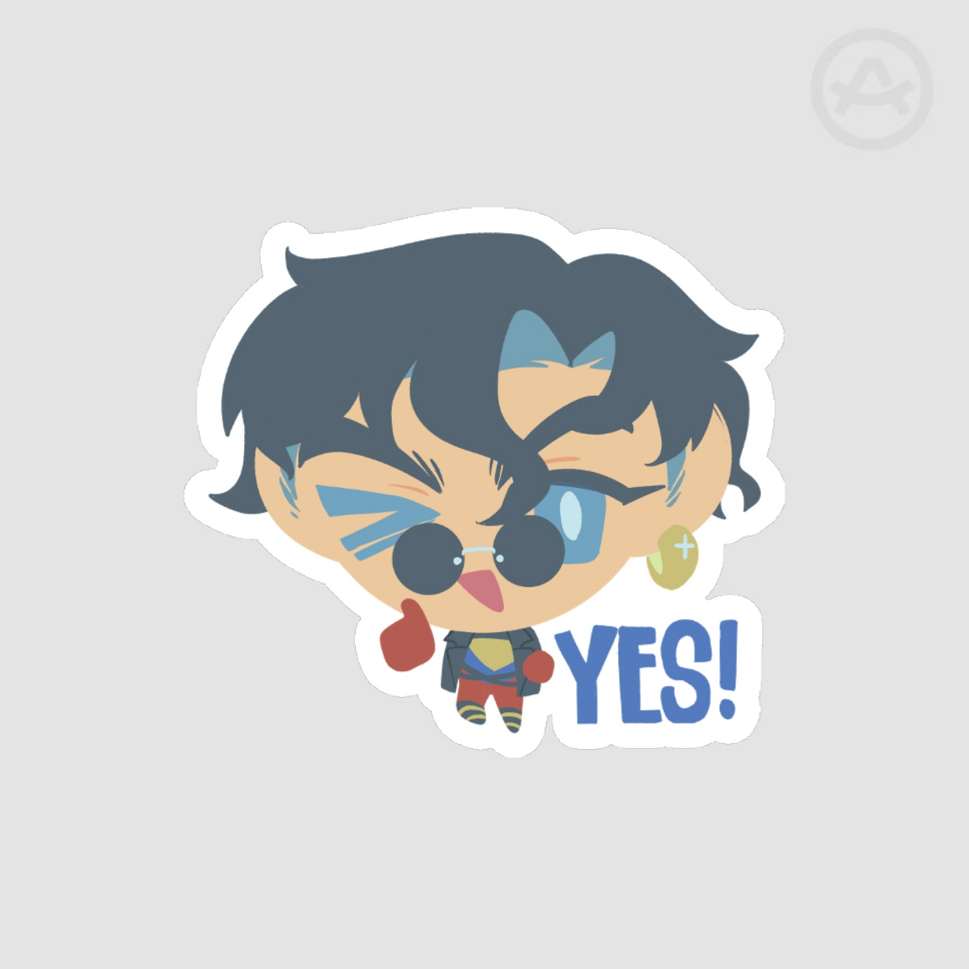 Kon-El 2in Sticker - YES!