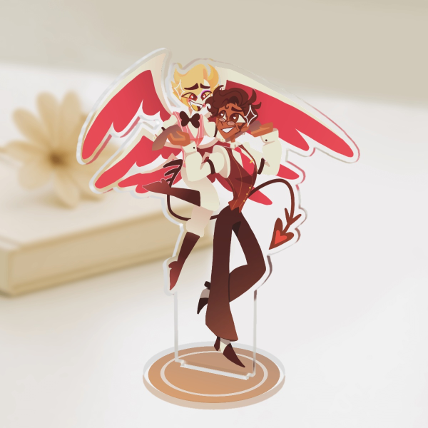 RadioApple Human Alastor x Lucifer Standee