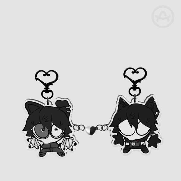Graves x Carver Magnet Keychains