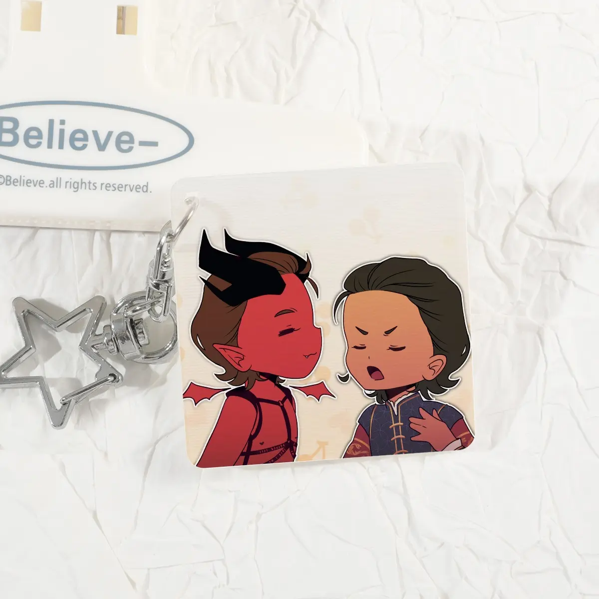 Raphael x Haarlep - Lenticular (Transitioning) Keychain