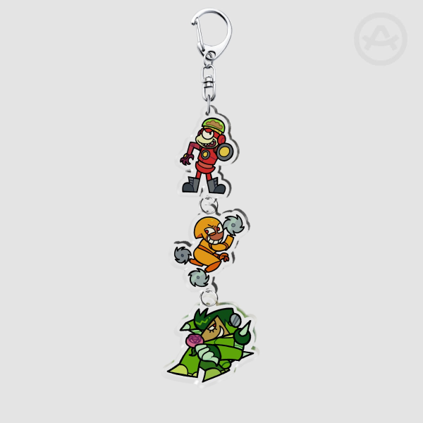 Boxmore Bots (Version 1) - Connection Acrylic Keychain