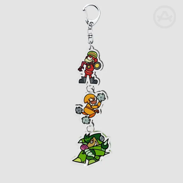 Boxmore Bots (Version 1) - Connection Acrylic Keychain