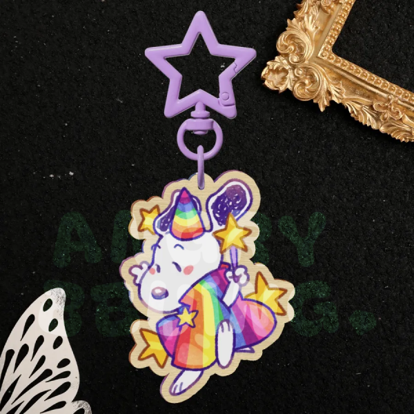 Snoobi Rainbow Keychain