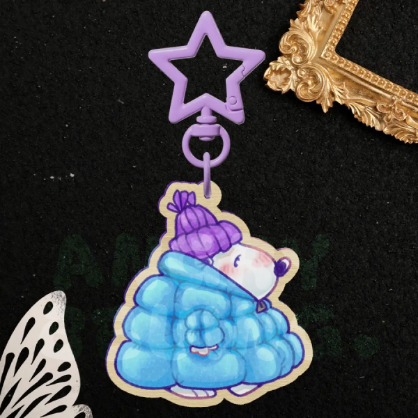 Snoobi Puffy Keychain