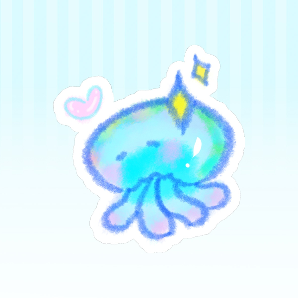 Jellyfish Sticker