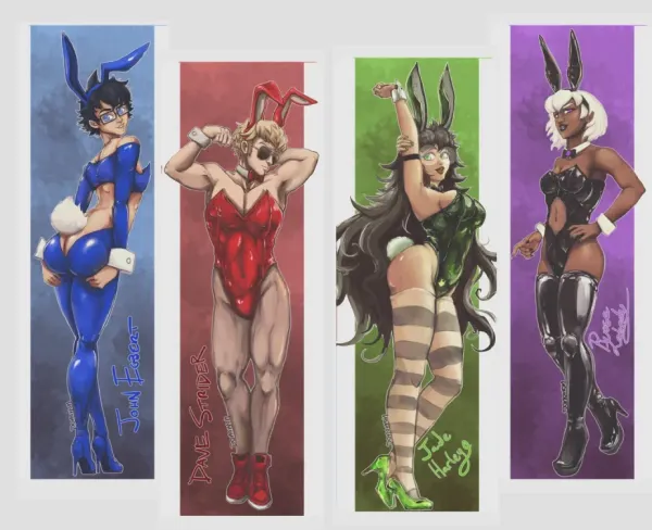Beta Bunny Bookmark Set