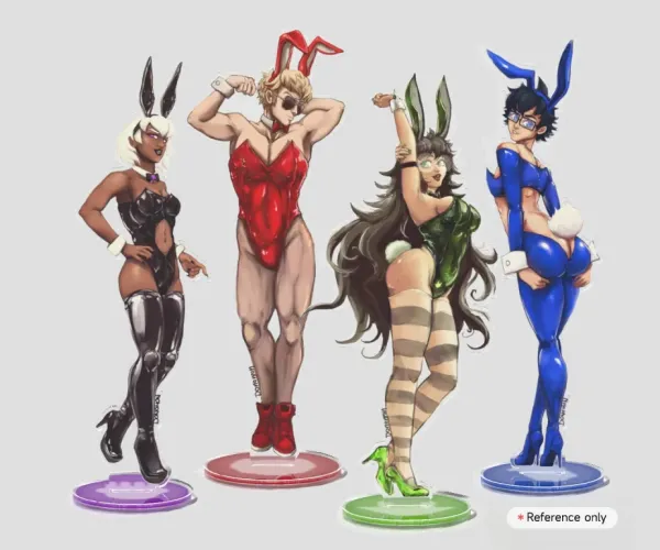 Beta Bunny Standee Set