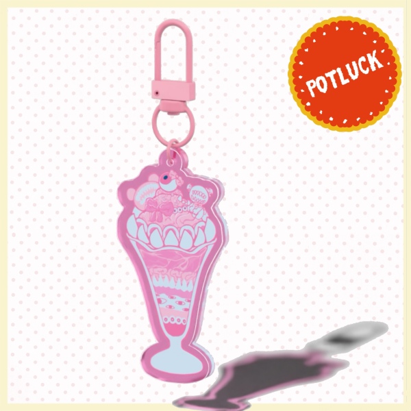 Colored Edge Acrylic Keychains