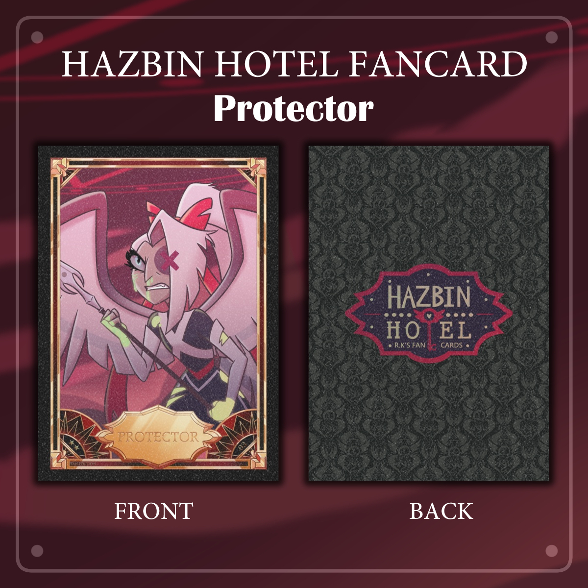 Hazbin Hotel Fancard - Protector