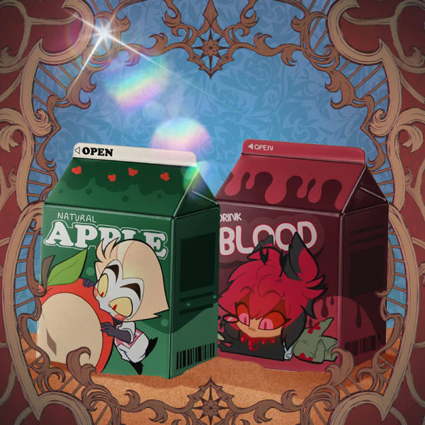 Radioapple Milk Carton Badge Bundle