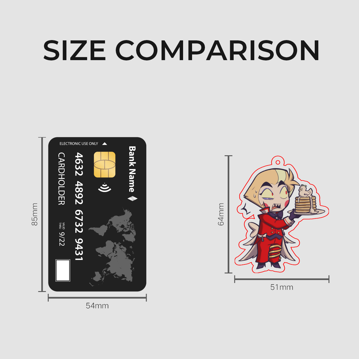 Cafe Lucifer Keychain