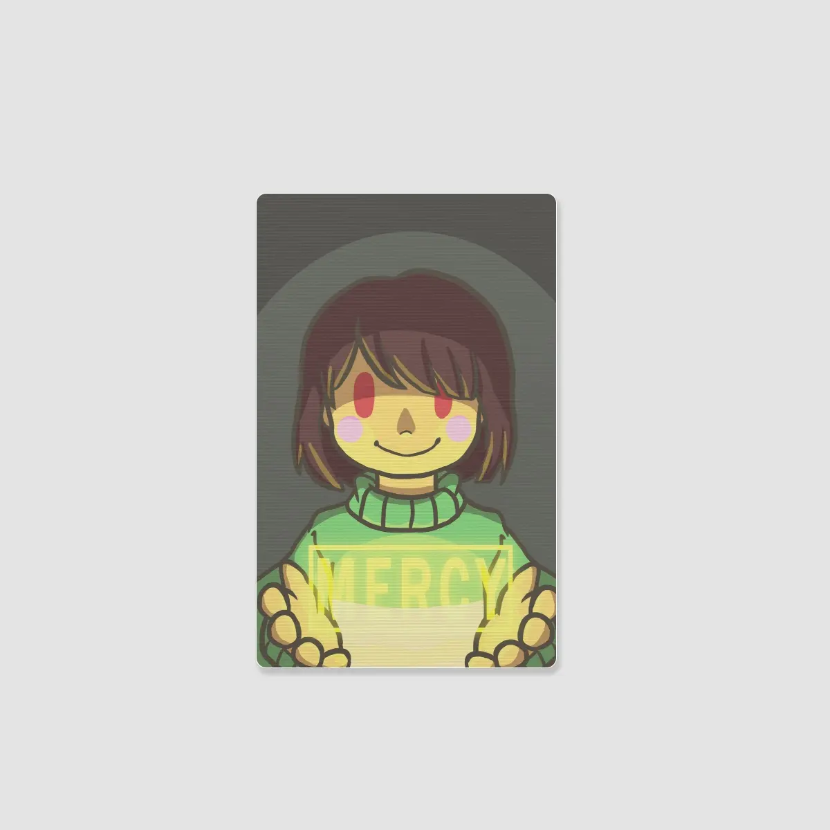 Chara & Frisk Underswap Lenticular Cards