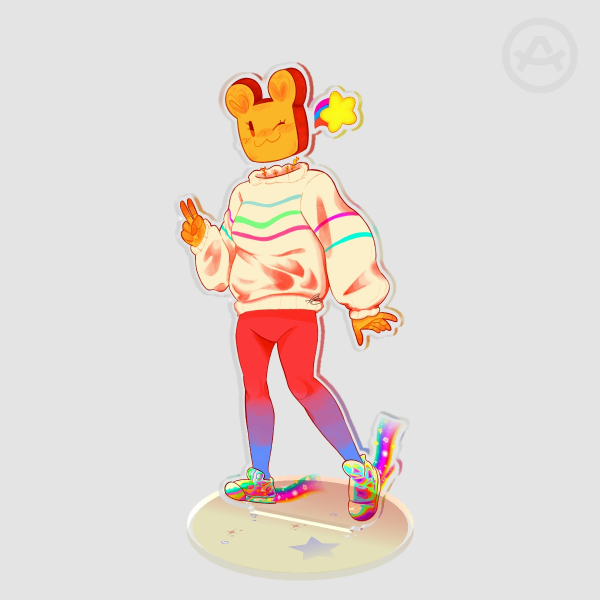 Miss Loaf stars Acrylic Standee