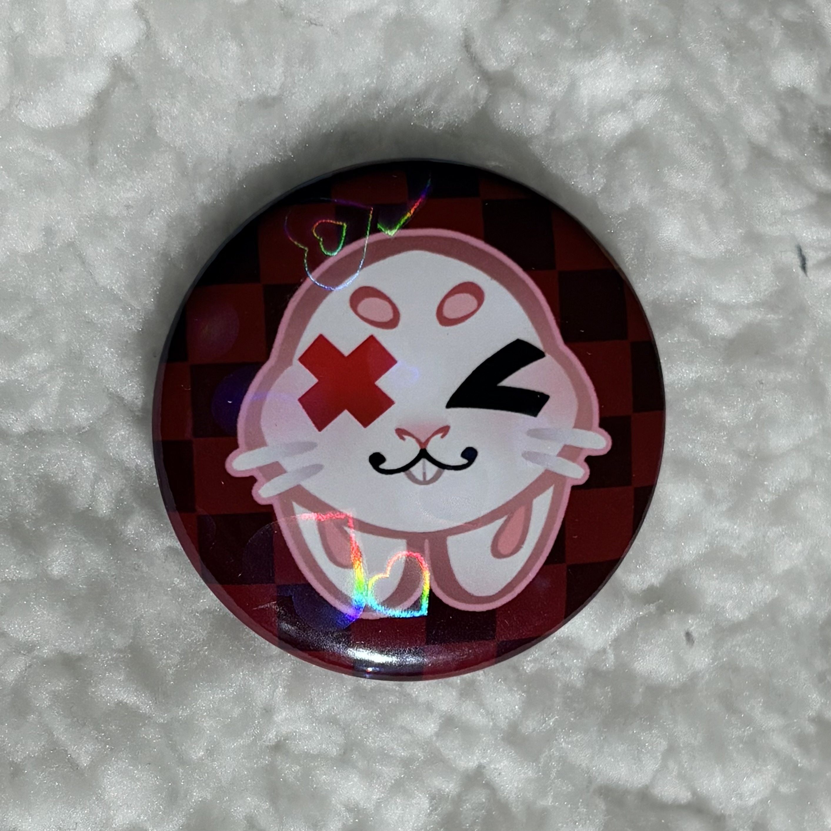 XLOV Chessboard Mascot Badges (WUMUTI)