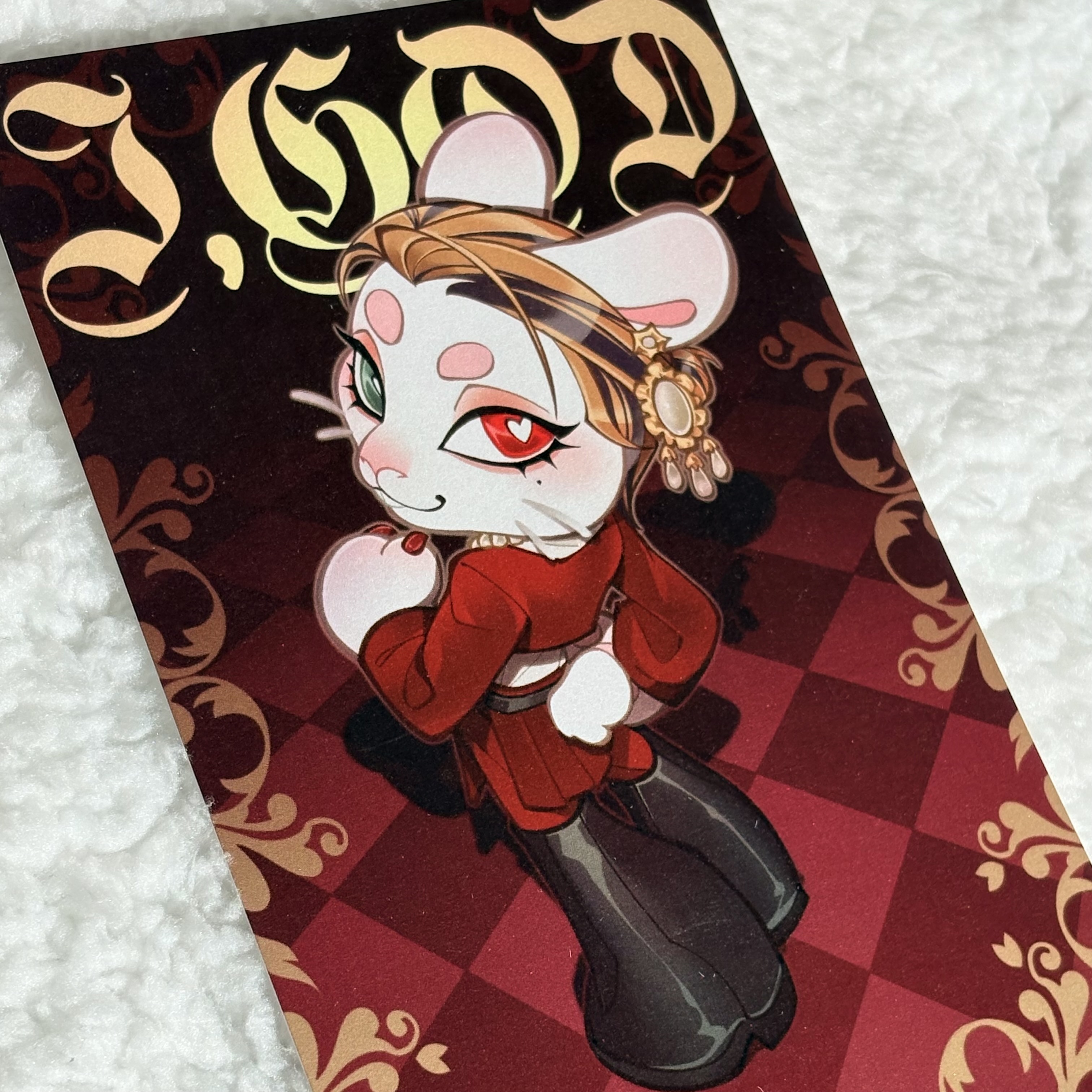 XLOV Mascot Red IGOD Postcards (WUMUTI)