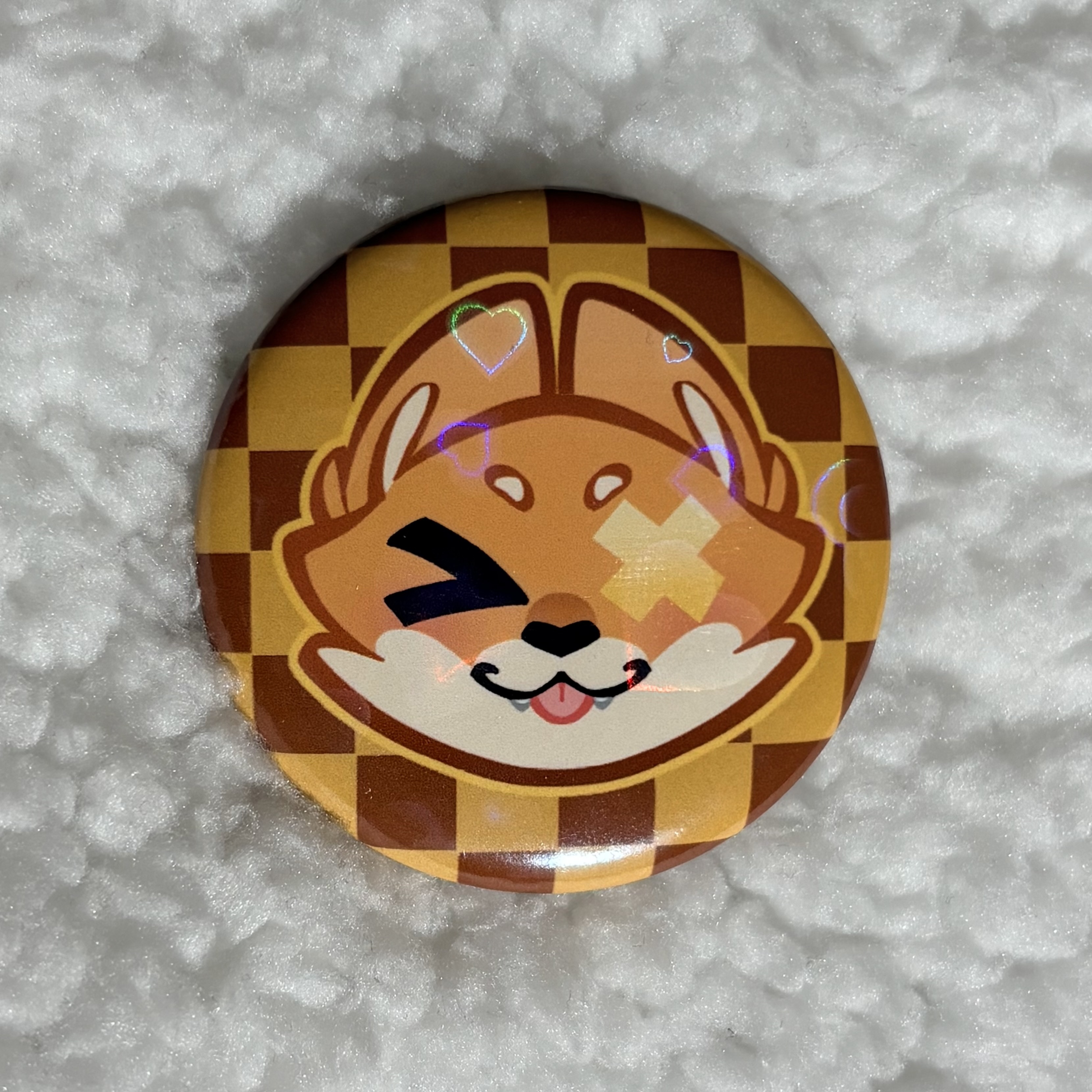 XLOV Chessboard Mascot Badges (HARU)