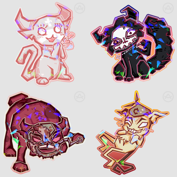 Mewgenics Act 2 Sticker Bundle