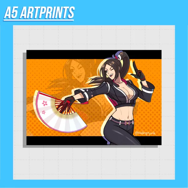 Mai Shiranui (Fatal Fury: City of the Wolves) A5 Artprint