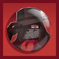 Silver Outline Clark Badge