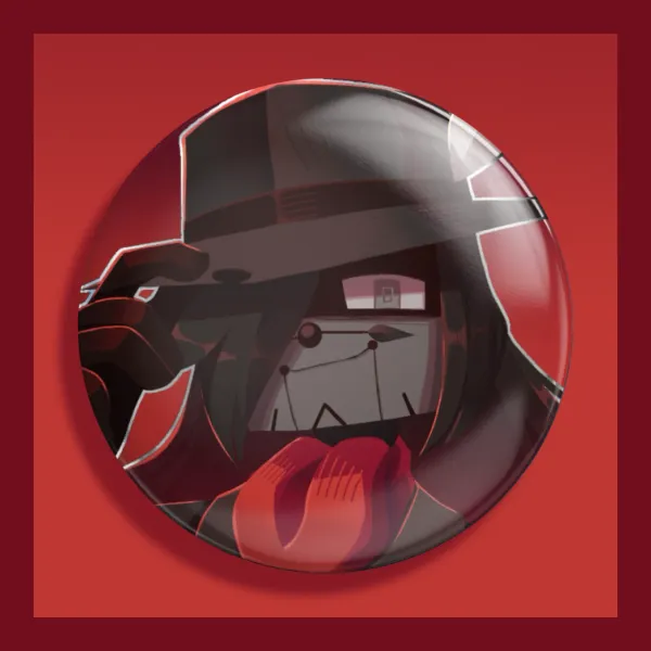 Silver Outline Clark Badge