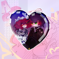 Fallie Gemstone Thick Acrylic Block Keychain٭✧