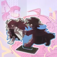 Fallie Rainbow Acrylic Standee٭✧